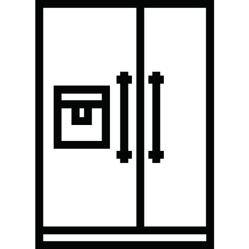 Aspenwood Manor French door fridge with ice maker